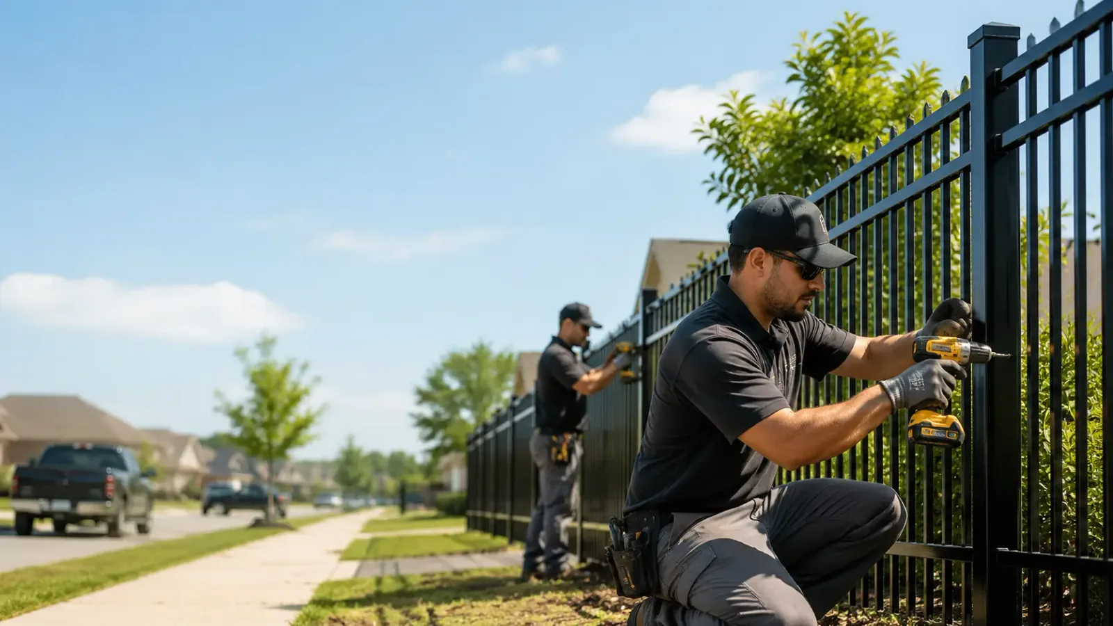 Metal Fence Installation in Panna Maria, TX